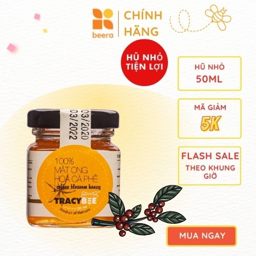mật ong hoa cà phê Tracybee 50ml