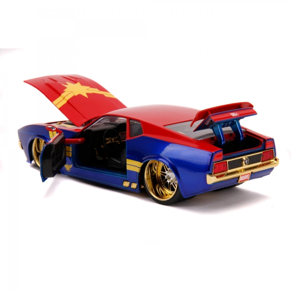 Jada Toys 1:24 Voiture Jouet Ford Mustang Mach 1973 - 1:24 Avec