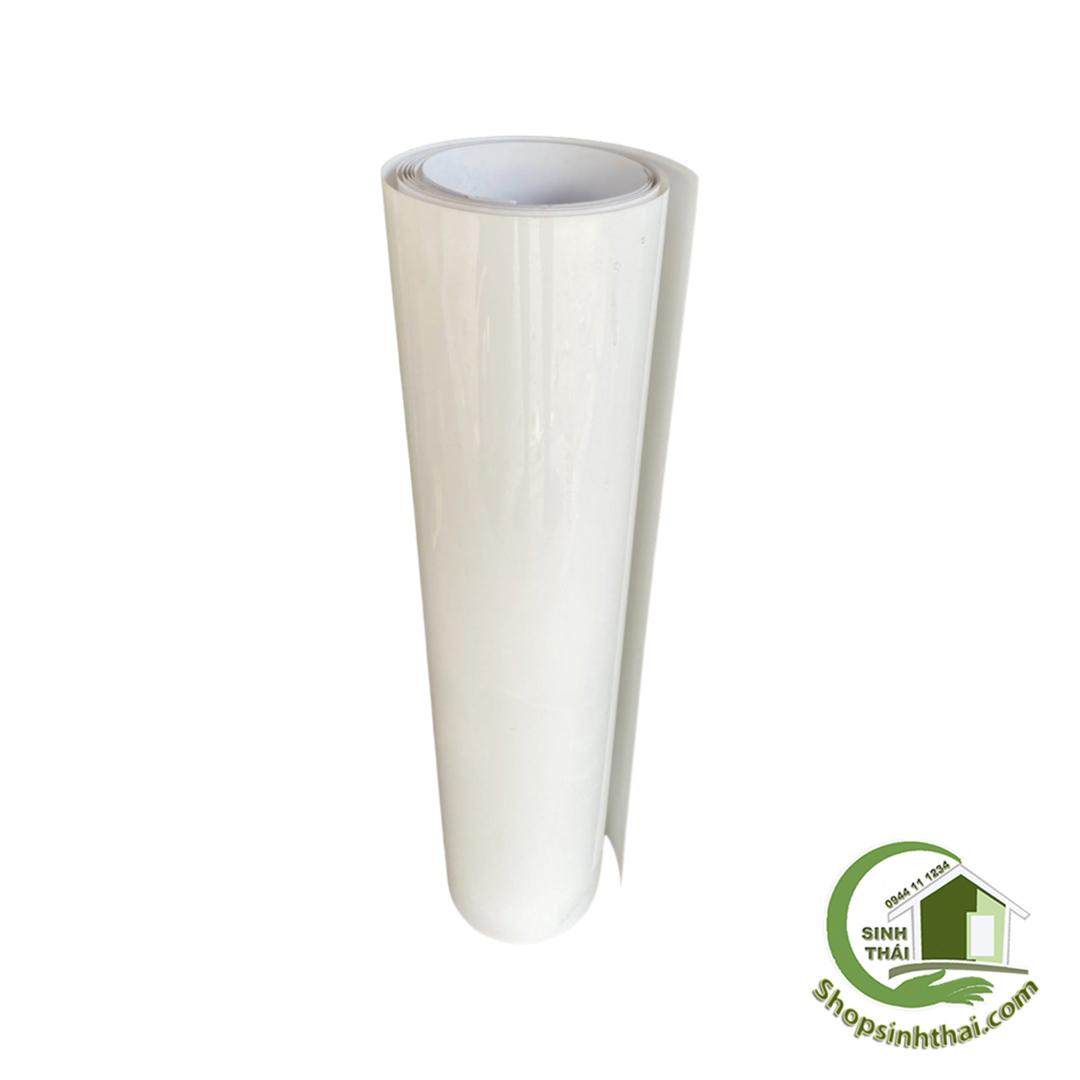 Màng nhựa cứng màu trắng sữa [ 1 mét x khổ 60cm x dày 2,5 zem ]