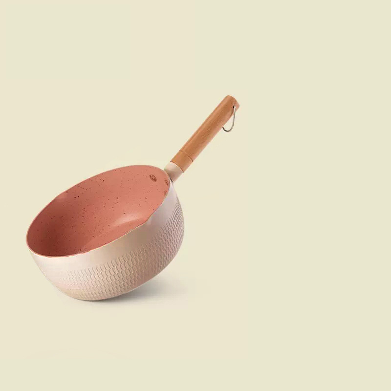 YONUO Japanese-style snow pan, baby food pot, baby baby baby small milk pot, maifan stone non-stick pot soup pot, household instant noodle pot