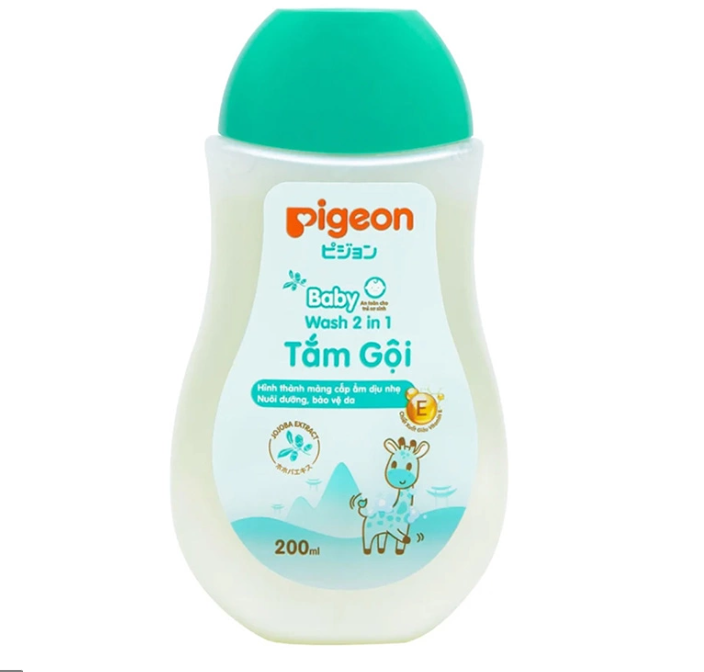 Sữa tắm gội 2 in 1 Pigeon Nhật bản
