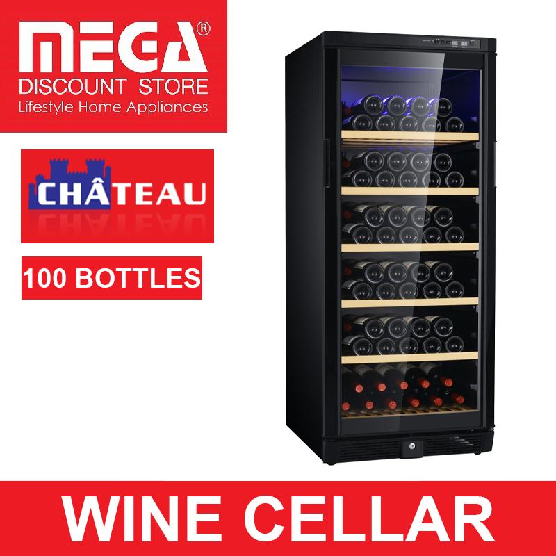 CHATEAU CW100SNS 100 BOTTLES WINE CELLAR (CW 100TH SNS) Lazada Singapore