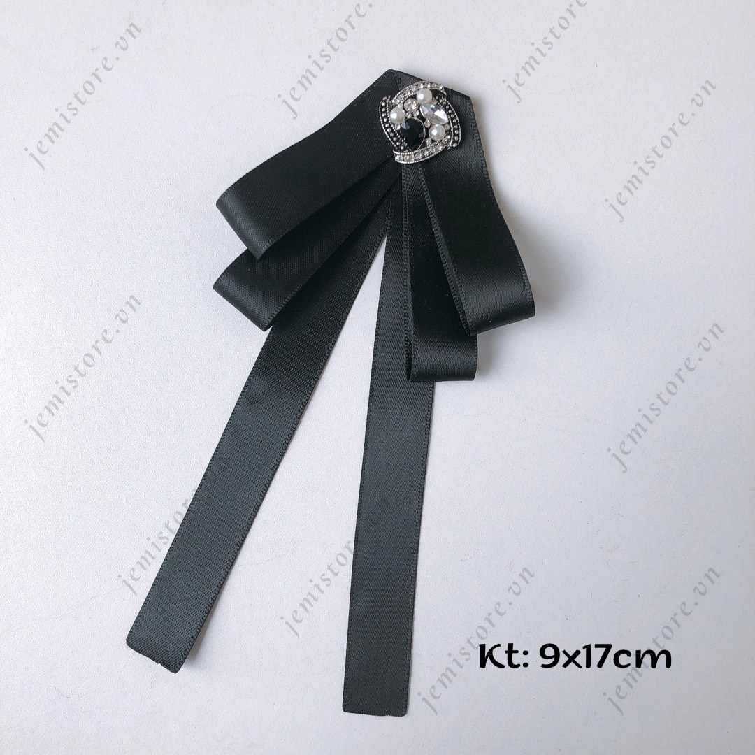 Tag cài áo sơ mi, nơ cài váy/cổ áo nữ (hình thật)