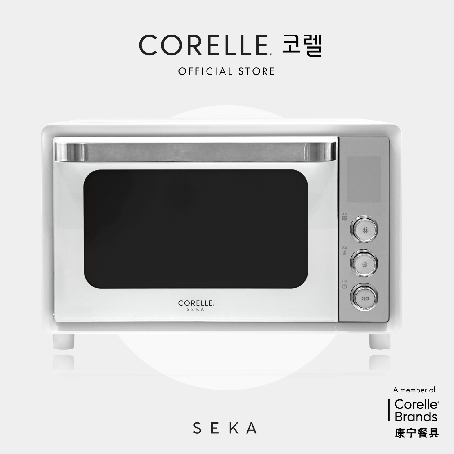 CORELLE SEKA Air Fryer Toaster Oven 33L Korean-style Minimalist
