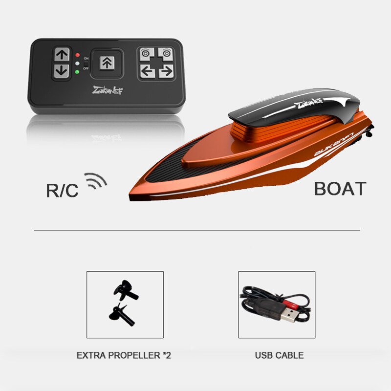 TOYSMARS Mini RC Boats Electronic Remote Control Racing Ship with LED Light Children Competition Water Toys Kids Birthday Gift for Kid Teen Boy and Girl