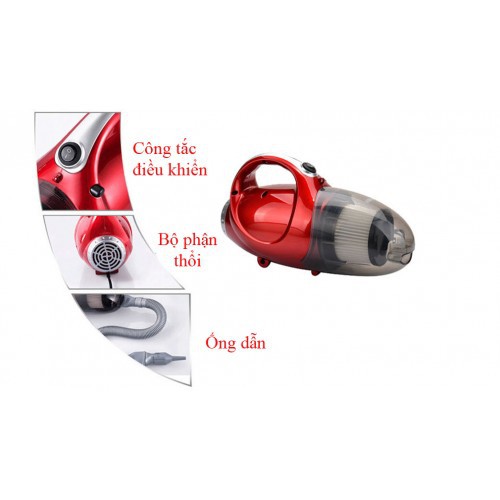 Máy hút bụi đa năng 2 chiều Vacuum Cleaner JK8 (Đỏ) MinLanStore