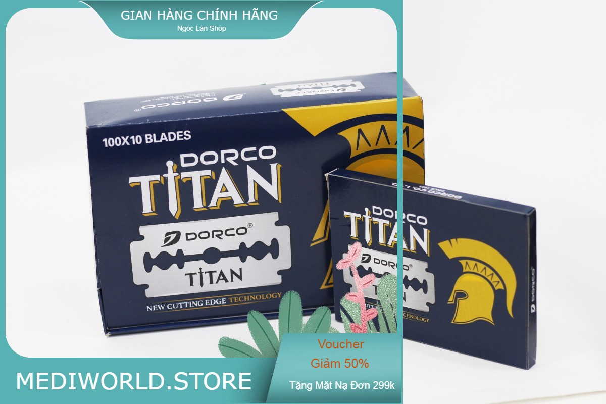 Dao Lam Dorco Titan, HỘP 10 LƯỠI DAO LAM DORCO TITAN