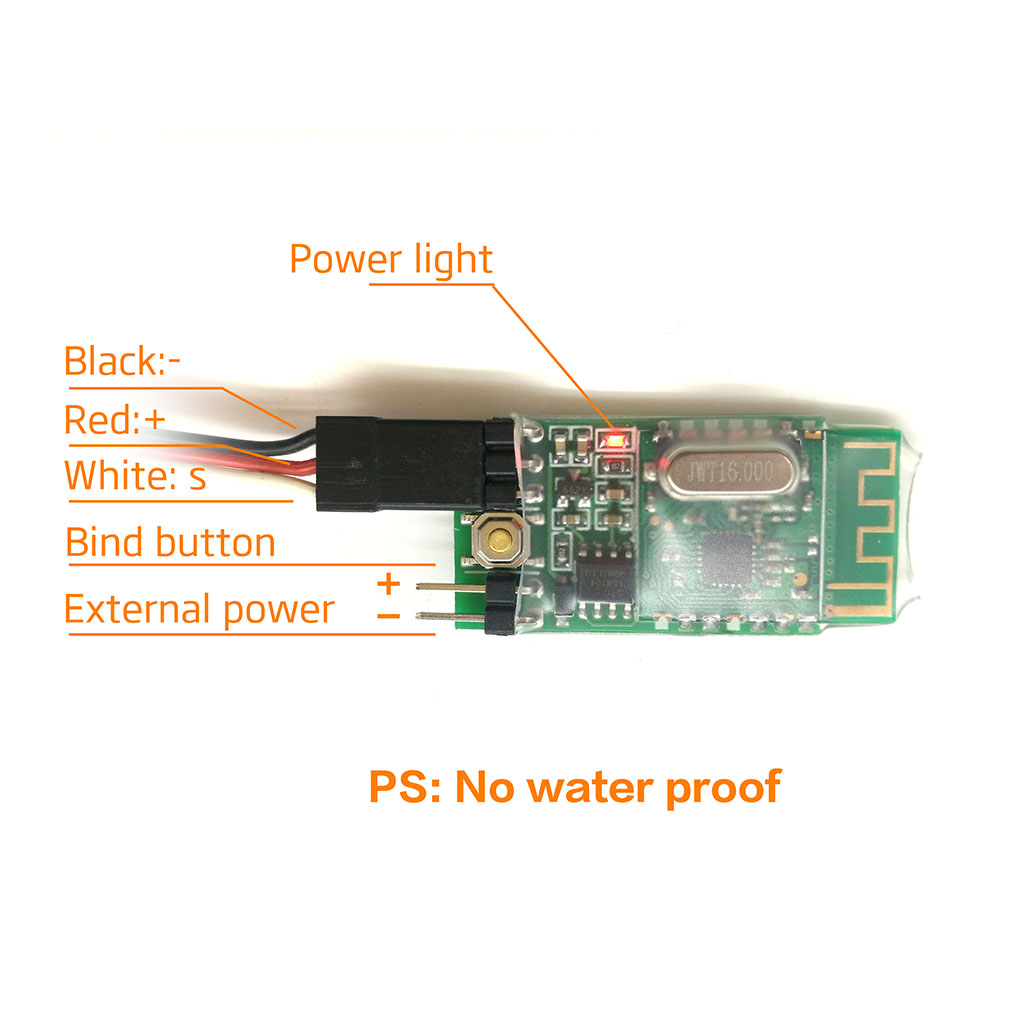 Water Electric Skateboard Waterproof Remote Control DIY Electric Skateboard/Long Board Remote Controller with Receiver