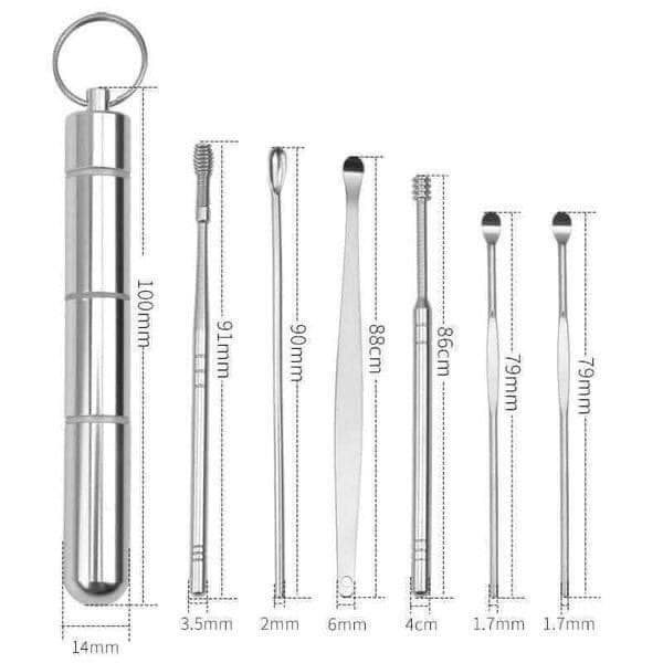 BỘ DỤNG CỤ LẤY RÁY TAI 6 MÓN