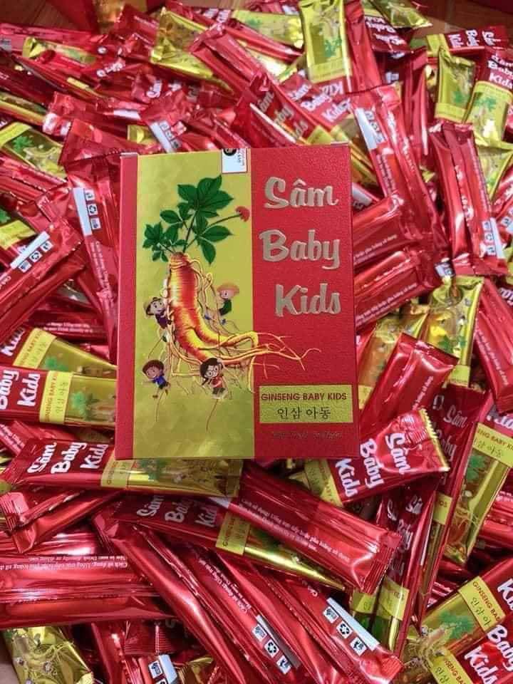 {Chính hãng} Sâm baby kids - Siro ăn ngon cho bé (hộp 24 gói)