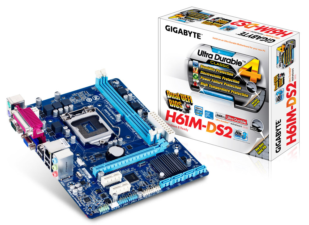 Gigabyte H61M-DS2 chính hãng - FULLBOX BẢO HÀNH 36 THÁNG