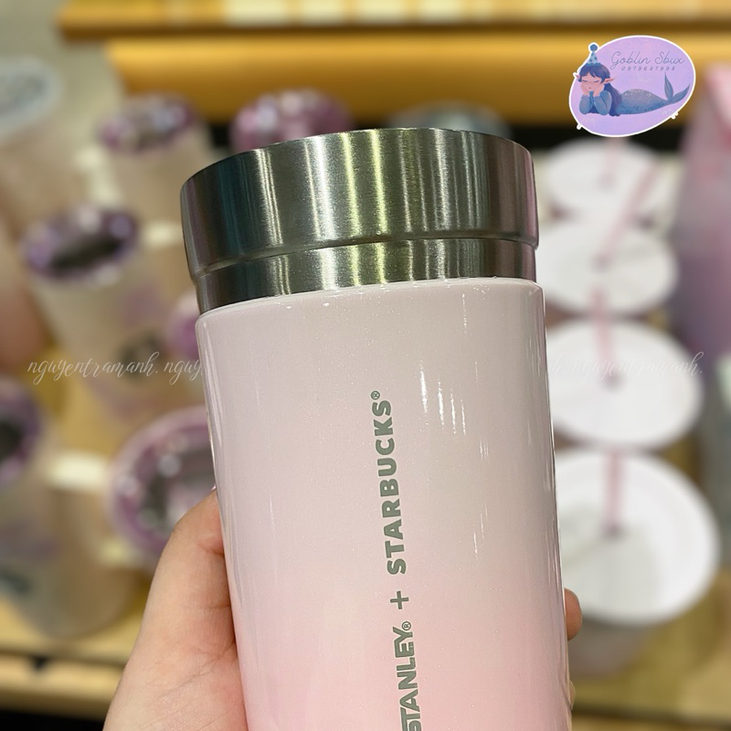 [Limited Stock] STARBUCKS BÌNH GIỮ NHIỆT SPRING PINK STANLEY 473ML
