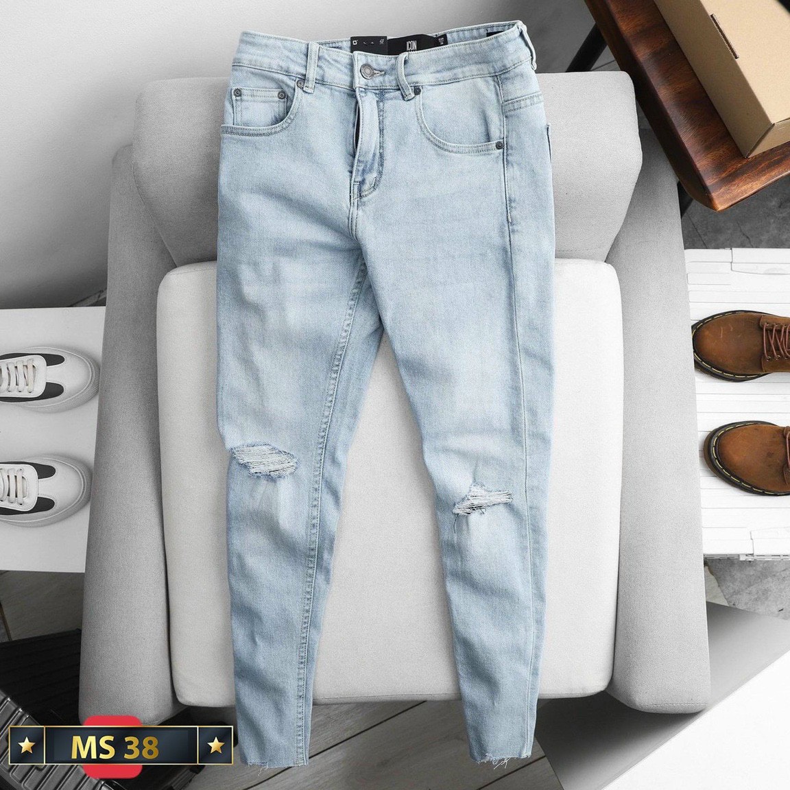 [HCM]Quần jean nam MAN SHOP  cao cấp hot trendform slimfit chất liệu dầy dặn kiểu dáng trẻ trung và dễ phối đồ byc1014