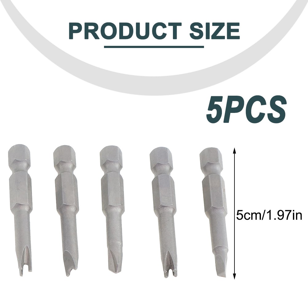 【VALUESP】 Screwdriver Bits Grey Inner Cross Screwdriver Special-shaped Screwdriver Set
