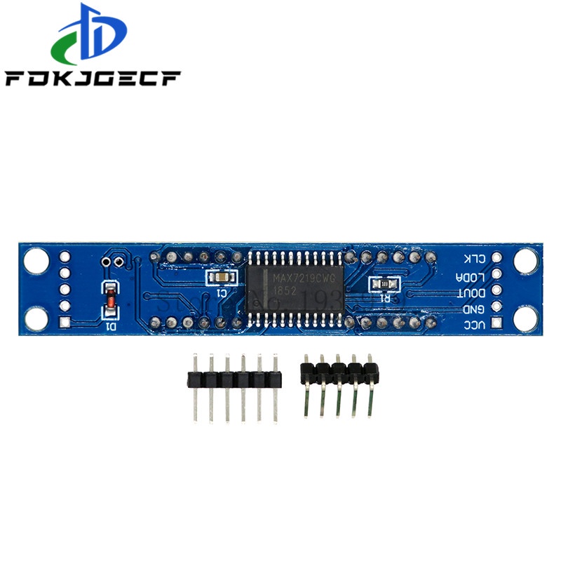 Max7219 Led Dot ma trận 8 chữ số điện tử mô-đun điều khiển hiển thị ống cho Arduino 3.3V 5V vi điều khiển nối tiếp điều khiển 7-đoạn