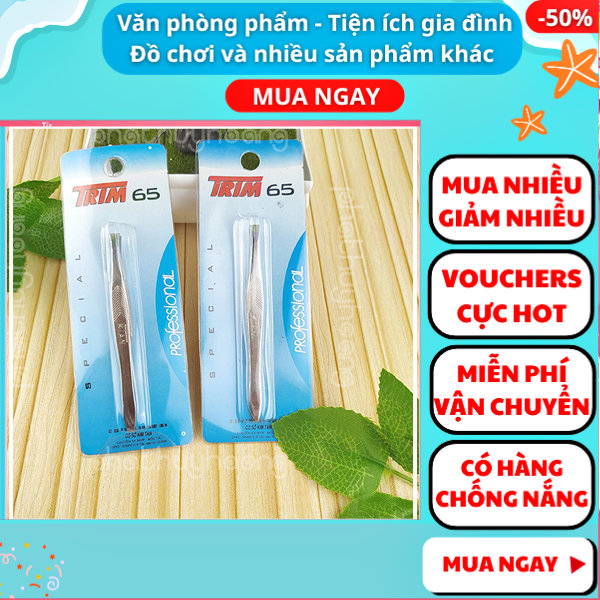 [HCM]Combo 2 cây nhíp loại tốt hiệu Trim giá rẻ ✓Nhíp gắp mụn ✓Nhíp gắp linh kiện ✓nhíp nối mi ✓nhíp nhổ râu ✓nhíp nhổ lông ✓ Nguyễn Thùy Store