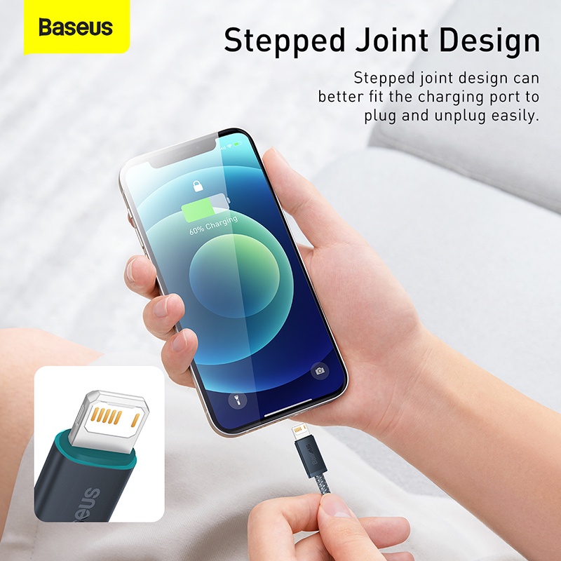 [ĐẦU USB => IPHONE] - Cáp sạc nhanh, siêu bền Baseus Dynamic Series Lightning dùng cho iPhone/ iPad