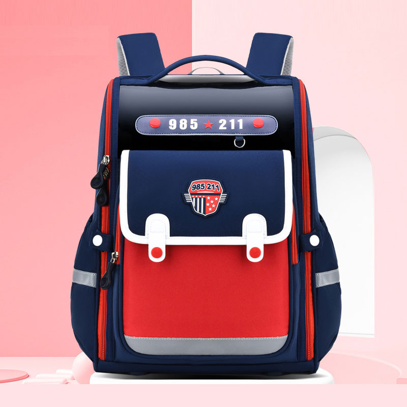 HOBIBEAR Schoolbags for elementary school students, British style, light, boys' schoolbags, girls' backpacks