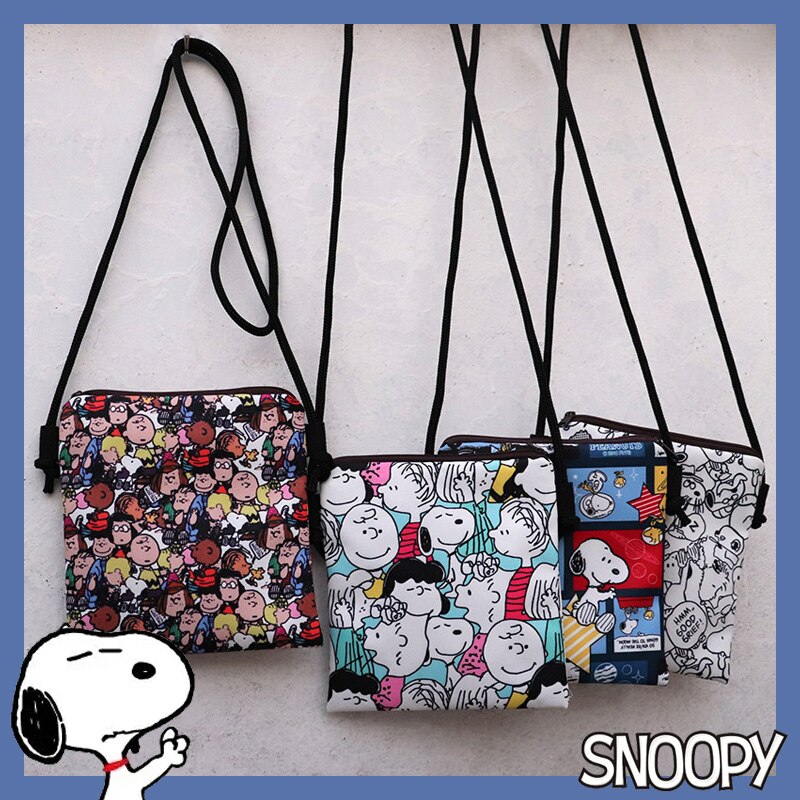 Ready Stock Snoopy Square Diagonal Cross Bag Youth Fashion Casual