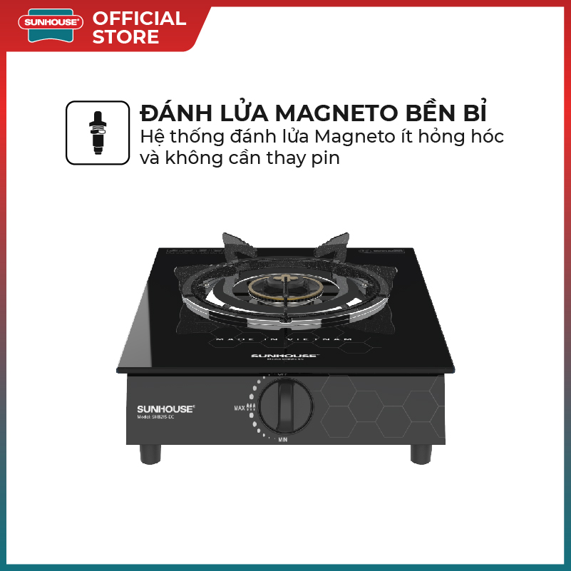 Bếp gas đơn SUNHOUSE SHB215-EC