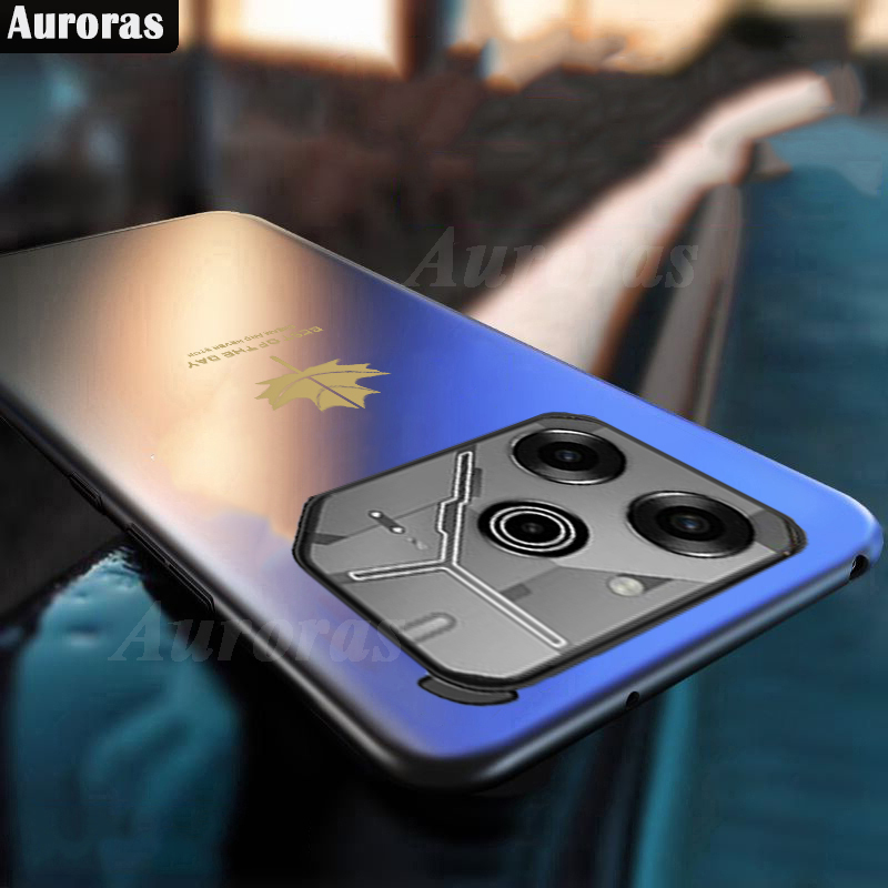 For Tecno Pova 6 Pro Phone Case Shining Maple Leaves Design Soft Cover for Tecno Pova 6 Cover Casing HP.