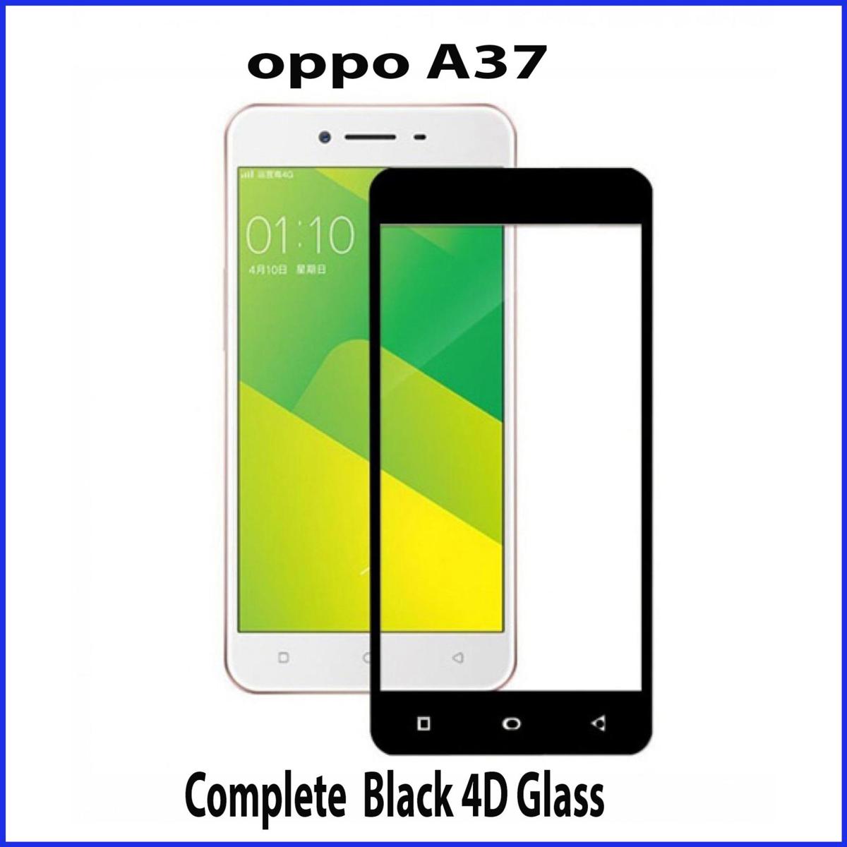Oppo A37 Full Black 9D|5D|6D|10D|11D|21D Tempered Glass Screen Protector Full Glue Edge To Edge For Oppo A37
