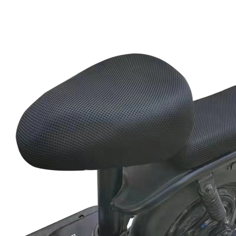 Racingcar Electric Bike Seat Cover Motorbike Sun Protection Seat Cushion Case Bicycle Seat Cover Electric Motorcycle Universal Seat Cover Net