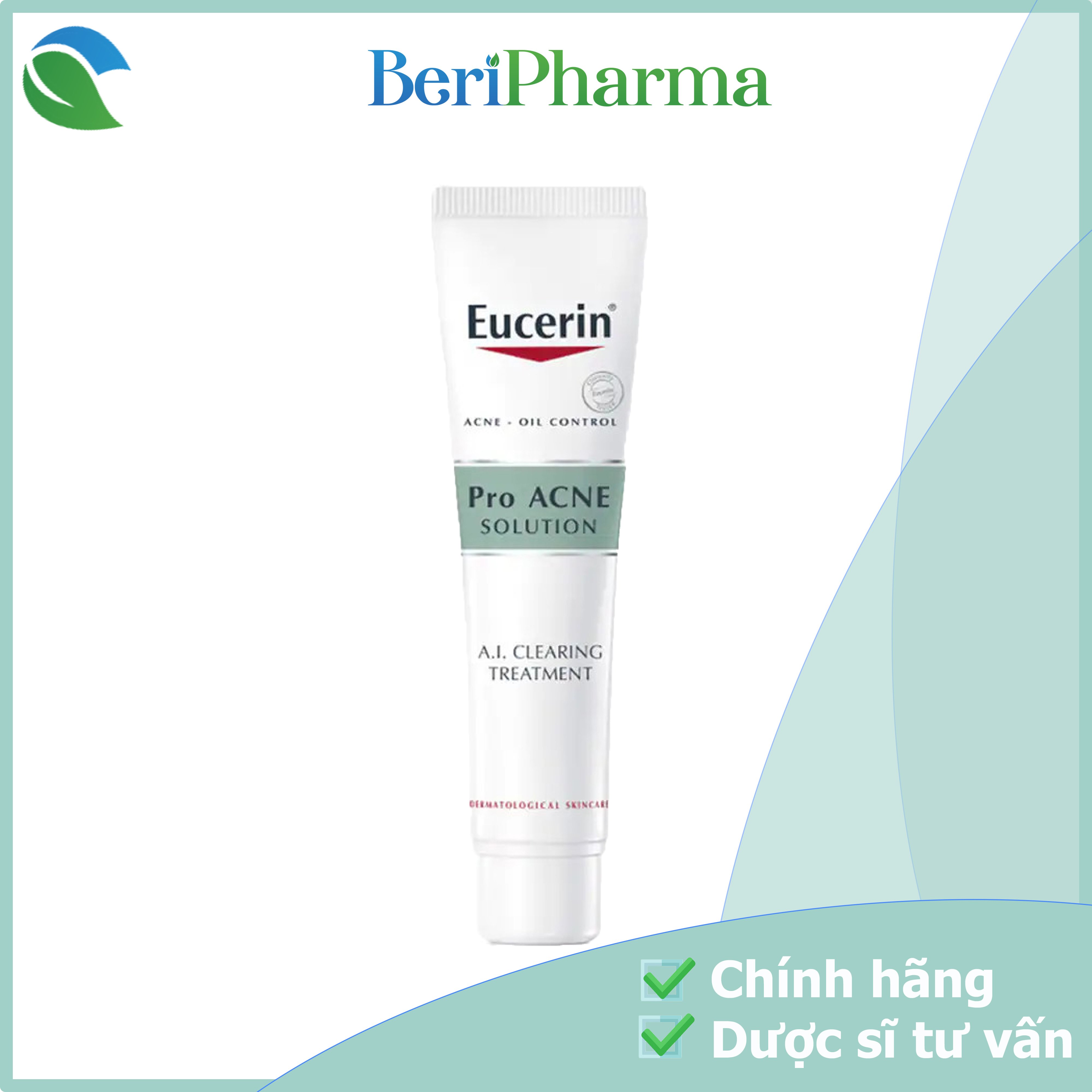 [HCM]Eucerin Tinh Chất Giảm Mụn Proacne A.I Clearing Treatment 40ml