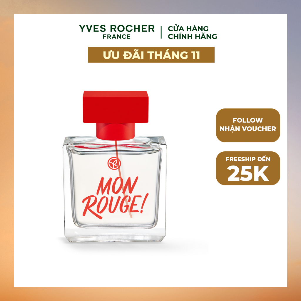 Nước hoa Yves Rocher Mon Rouge Eau De Parfum 50ml