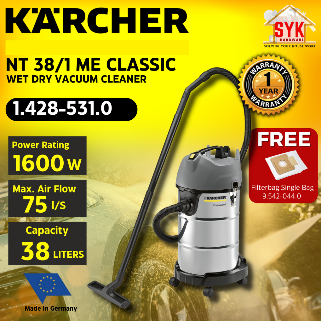 Aspiradora Karcher NT 38/1 ME CLASSIC