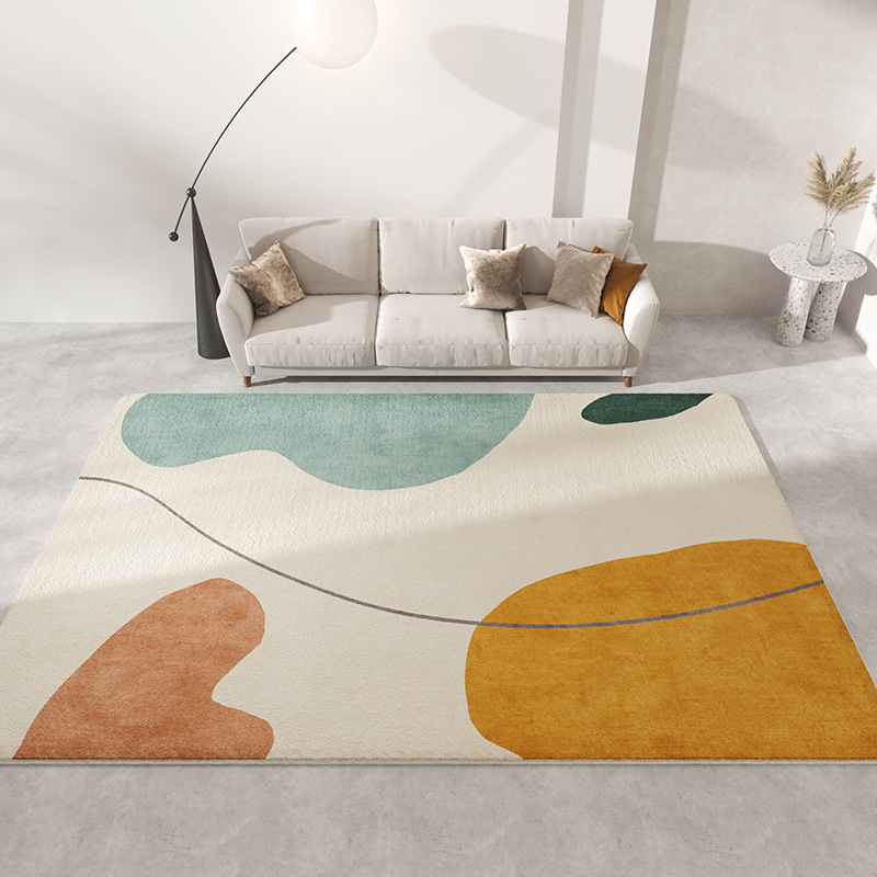 Modern Living room Lamb WoolRoom Coffee Table Bedroom Full-Bed HouseholdSuper Soft Fluffy for Bedroom Sofa Kids Play