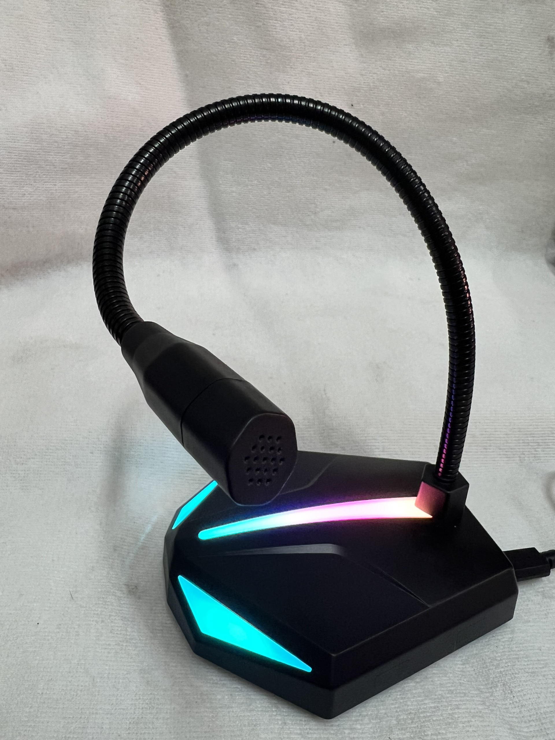 Micro phone H1 Led RGB kết nối USB cho máy tính