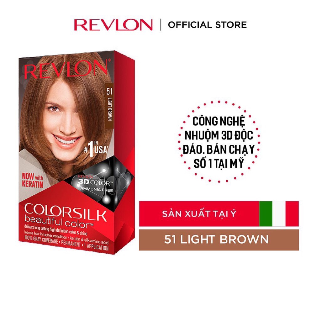 Thuốc nhuộm tóc Revlon Colorsilk đủ số