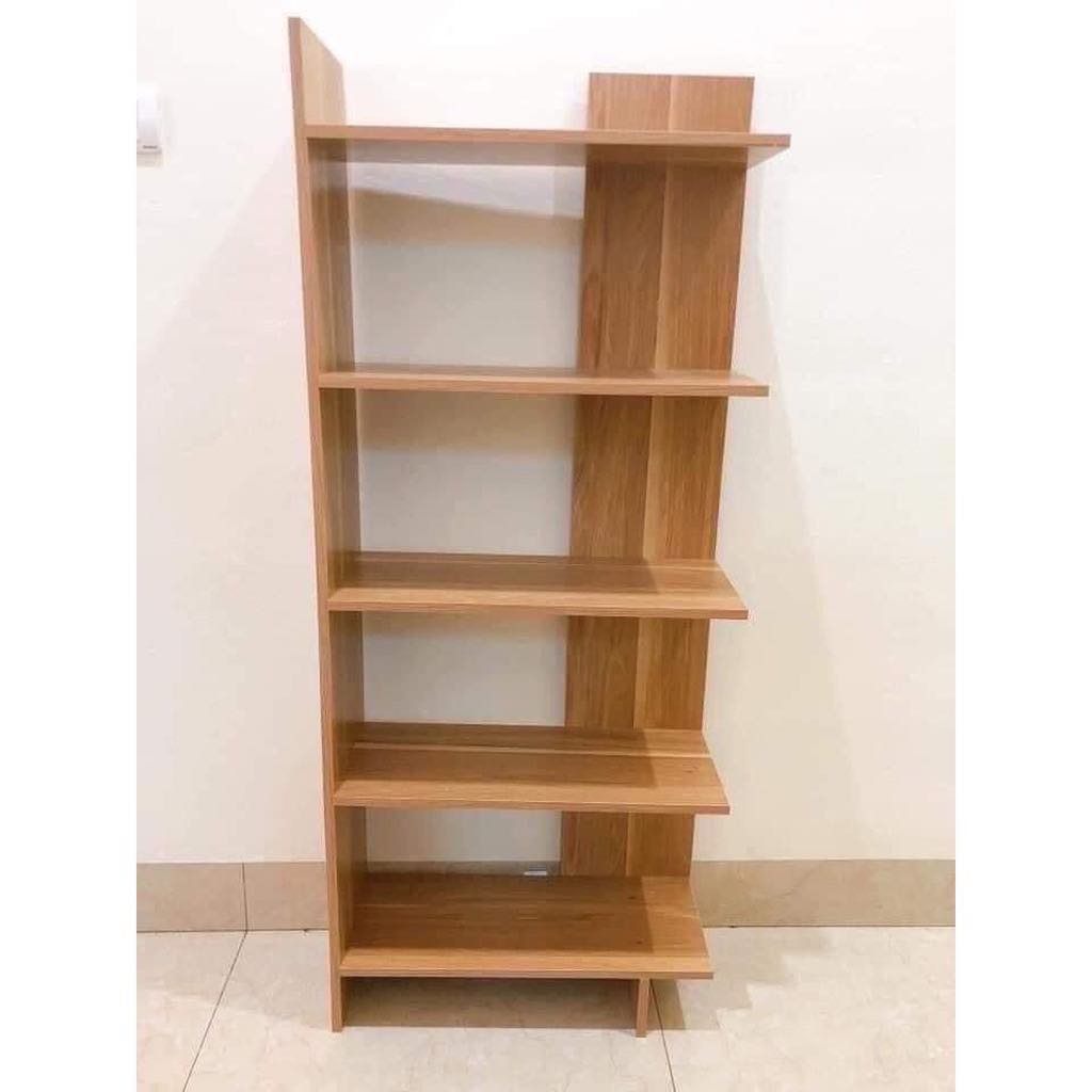 Kệ gỗ trang trí, kệ góc tường gỗ 5 tầng [giao màu ngẫu nhiên]