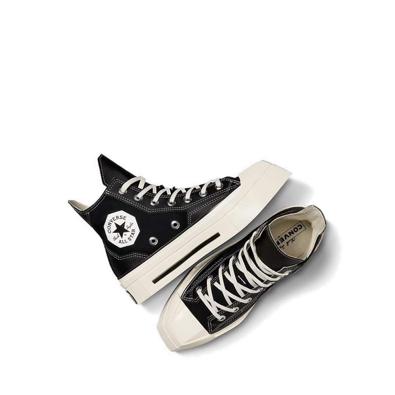 Giày Thể Thao Converse Chuck 70 De Luxe Squared Unisex - Black/Black/Egret