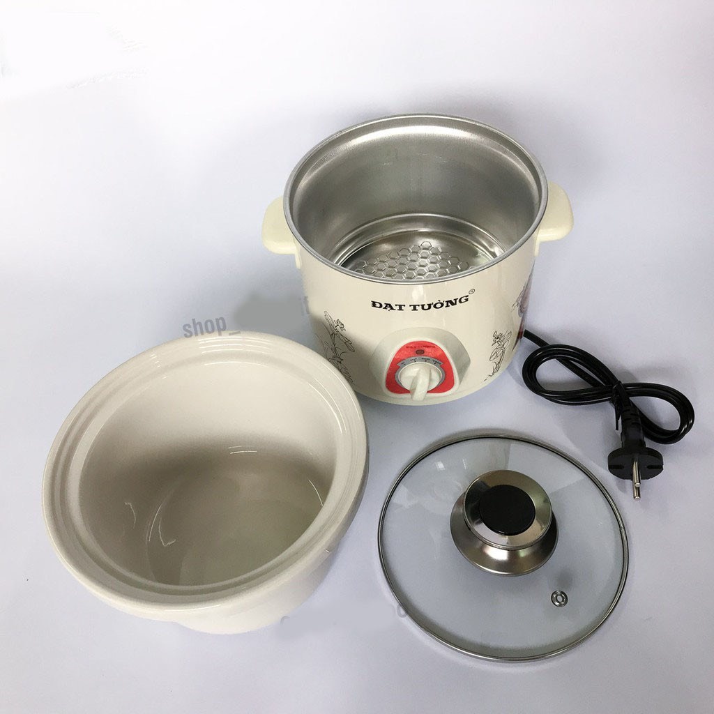 Nồi kho cá hầm cháo chậm đa năng Đạt Tường 1.5L - 2.5L