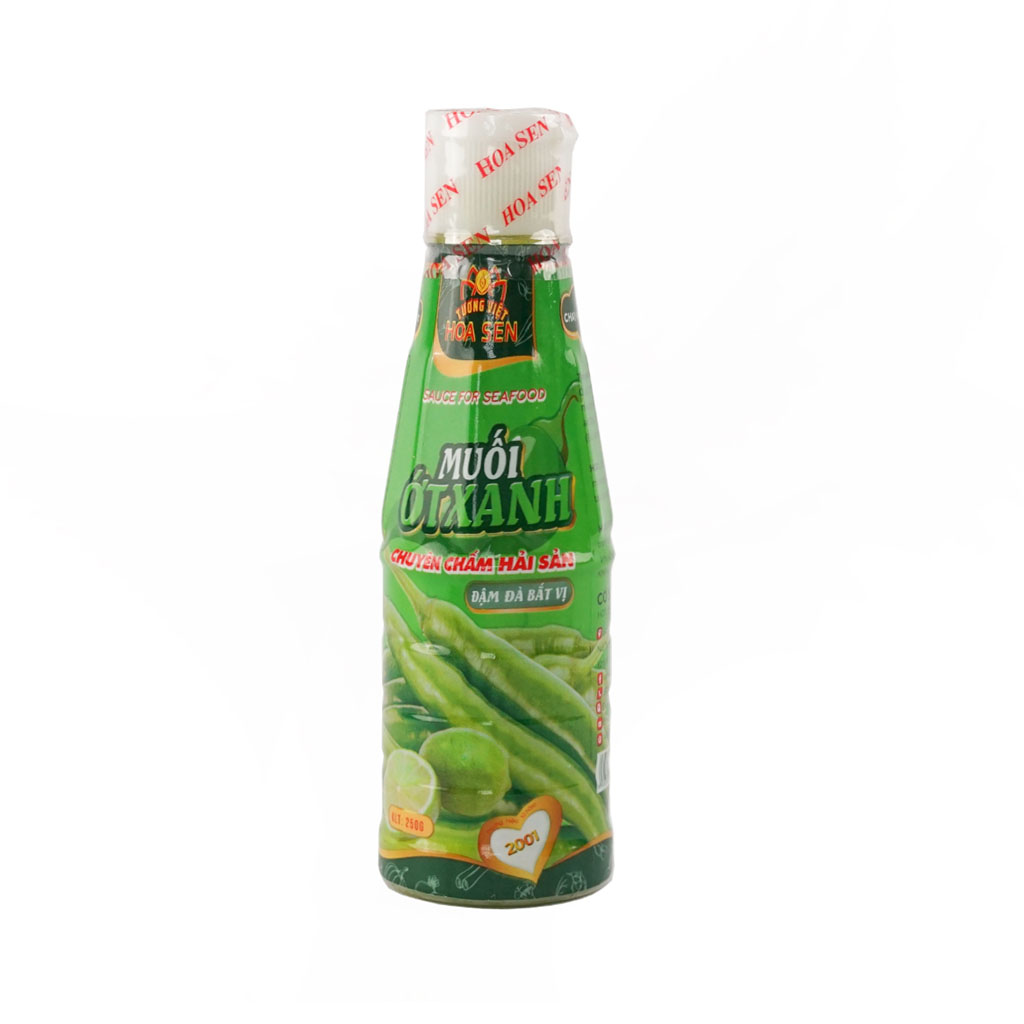 Muối ớt xanh 240ml (chuyên chấm hải sản)