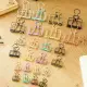 【Toy life hall】3 Types Paper Clips Hollow Binder Clips Stainless Steel Document Files Holder Notes Clips DIY Bookmarks Supplies. 