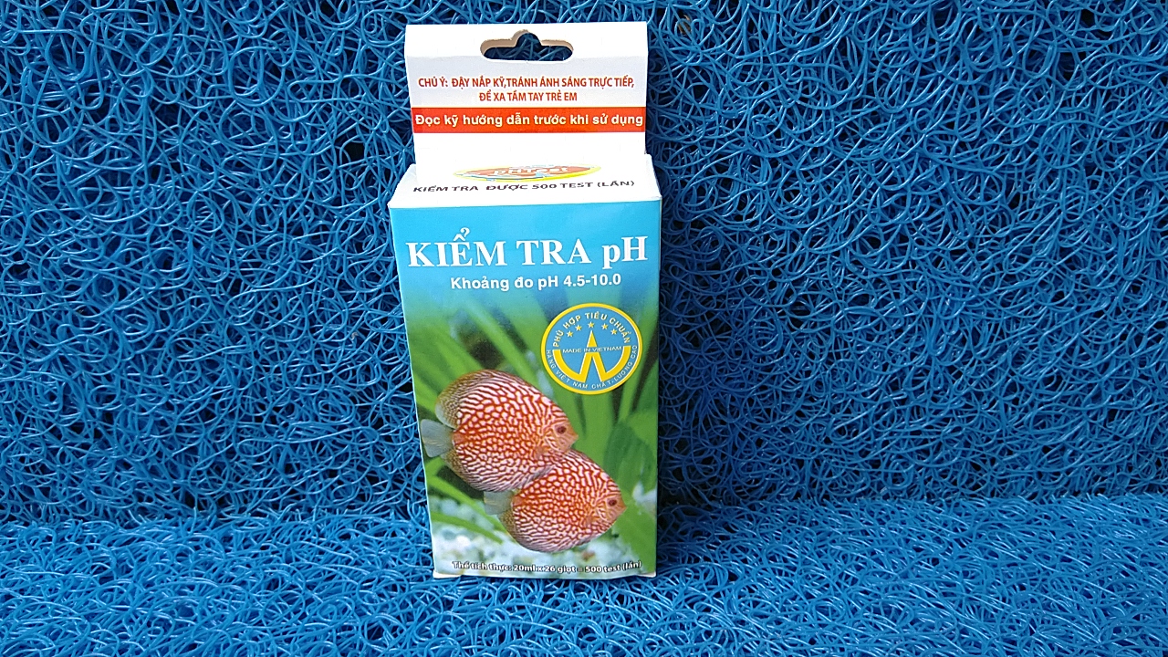 Bộ kiểm tra pH từ 4.5-10 dùng cho hồ cá.