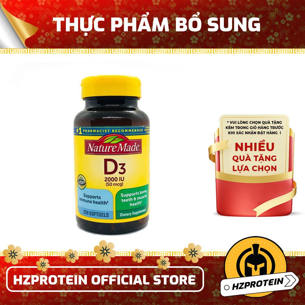 [TÚI SHARE LẺ] NATURE MADE VITAMIN D3 2000IU - VIÊN UỔNG BỔ SUNG VITAMIN D3 CHO NGƯỜI LỚN
