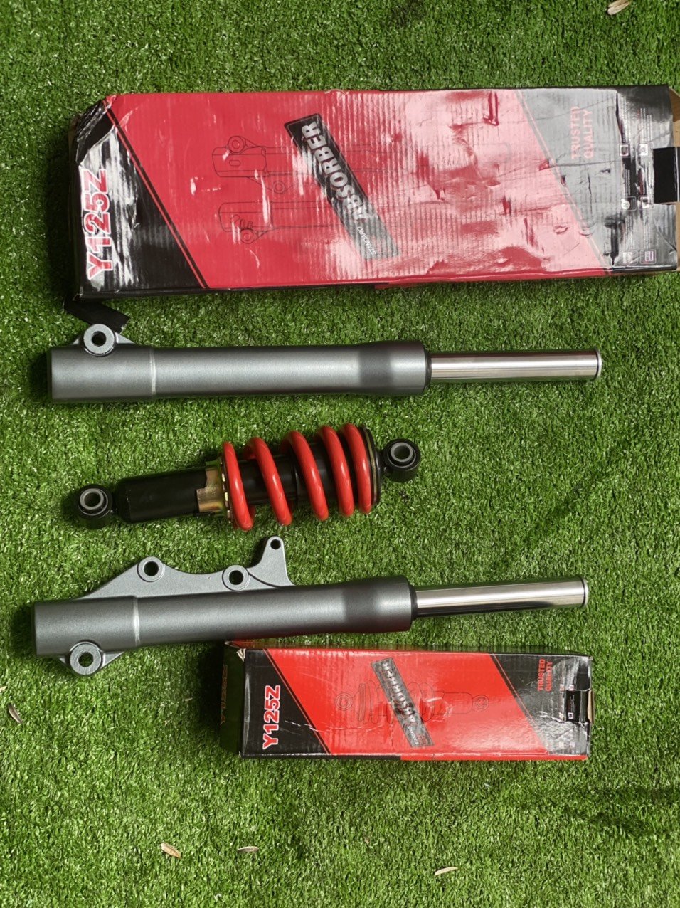 Phuộc trước phuộc sau xe YAZ  5XK.