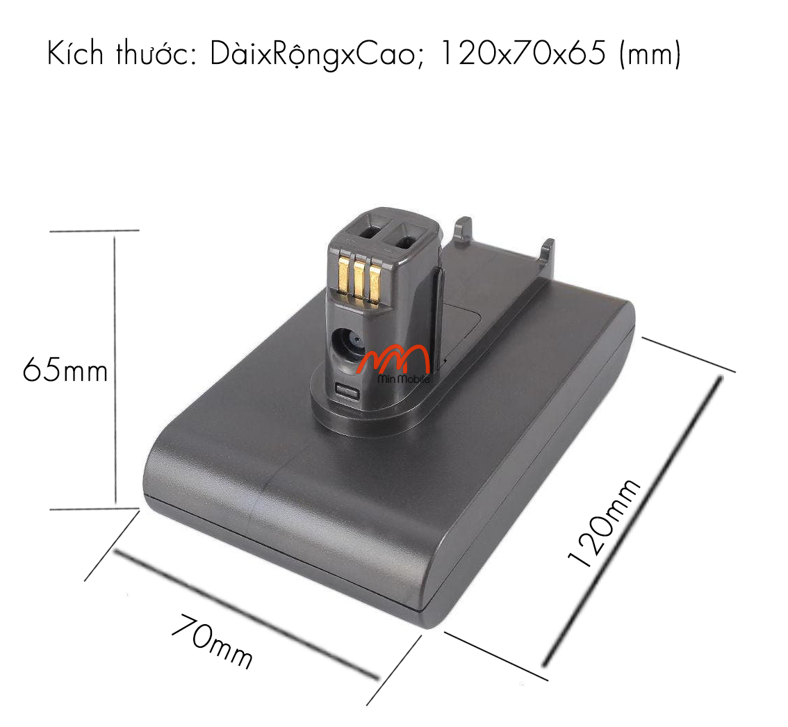 Thay pin máy hút bụi Dyson DC34 / DC44