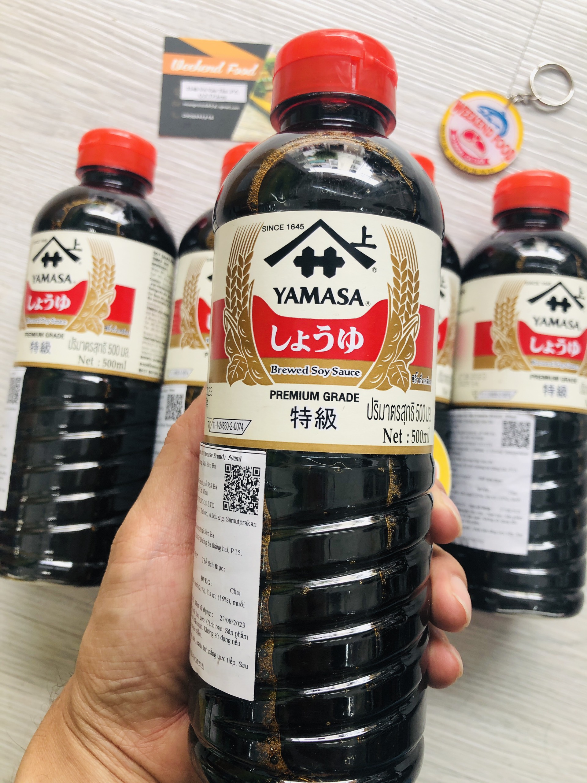 [HÀNG CAO CẤP] Nước tương nhật cao cấp Yamasa thơm ngon [CHAI 500 ml]
