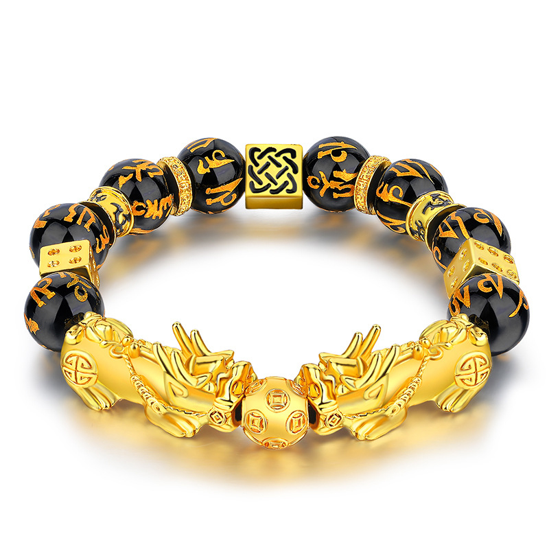 Obsidian%20Pixiu%20Bracelet%20The%20Fierce%20Beast%20In%20Chinese%20Folk%20Mythology%20Sand%20Gold%20Wealth%20Fortune%20Bracelet%20For%20Men%20Women%20Jewelry%20-%20Image%205