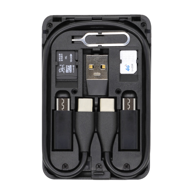 4 trong 1 USB C để USB C Cáp PD 60W dữ liệu sạc nhanh dây cho Iphone Xiaomi Loại C Micro Cáp với chủ lưu trữ hộp