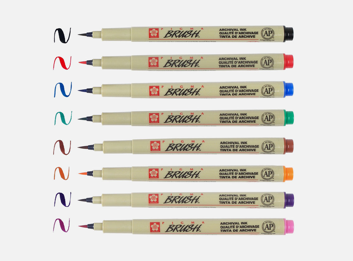 Bút vẽ đầu cọ Sakura Pigma Micron Brush