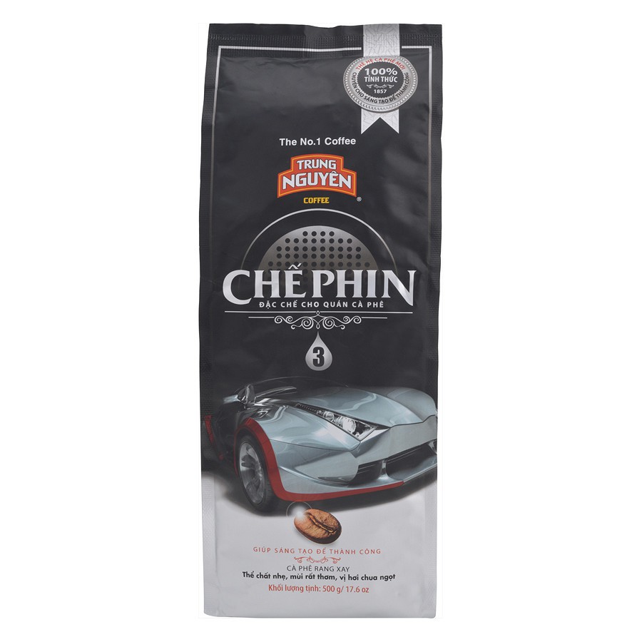 ( 02 GÓI CP3) CHẾ PHIN SỐ 3 TRUNG NGUYÊN ( Túi 500gam - Cà phê pha phin)