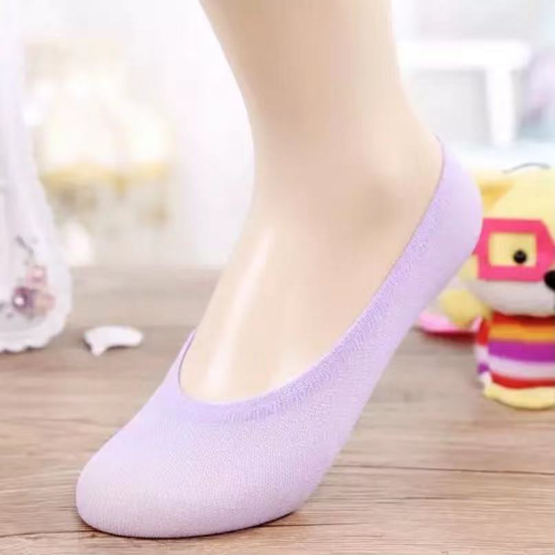 Woman's Plain Invisible Socks Ladies non-slip socks,sock