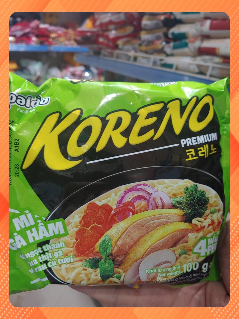 Mì Koreno các loại gói 100g