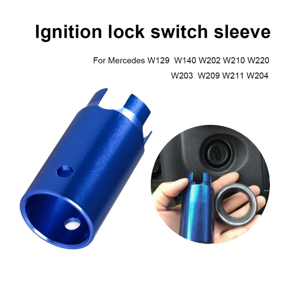 Ignition Lock Switch Sleeve Remover Aluminium Alloy Ignition Lock Switch Sleeve Socket Disassemble Install for Mercedes W129 W140 W202